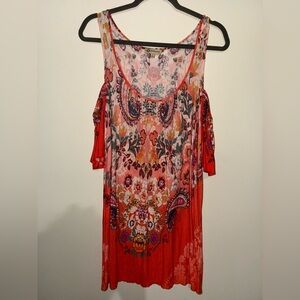 🎄Democracy Boho show shoulder  Rayon Top